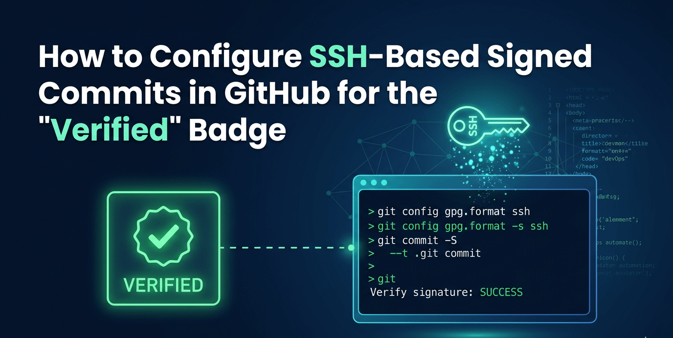 How to Configure SSH-Based Signed Commits in GitHub for the 'Verified' Badge